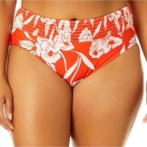 Orange Floral Women's Swim Bottom - 3X